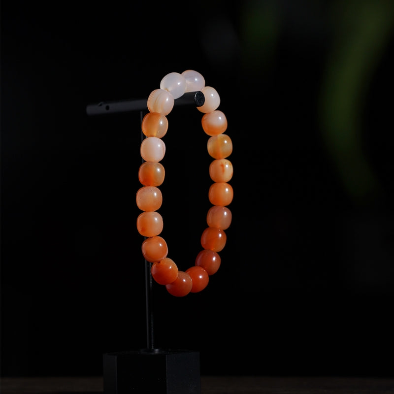 Gradient agate bracelet
