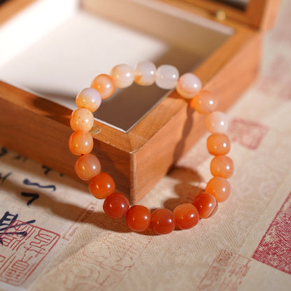 Gradient agate bracelet