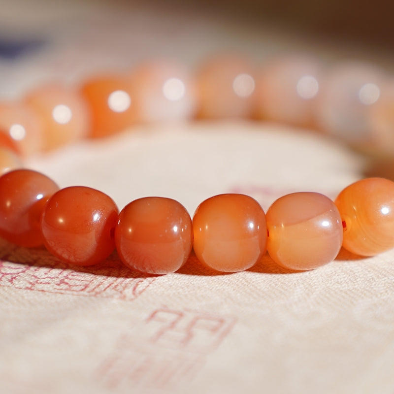 Gradient agate bracelet