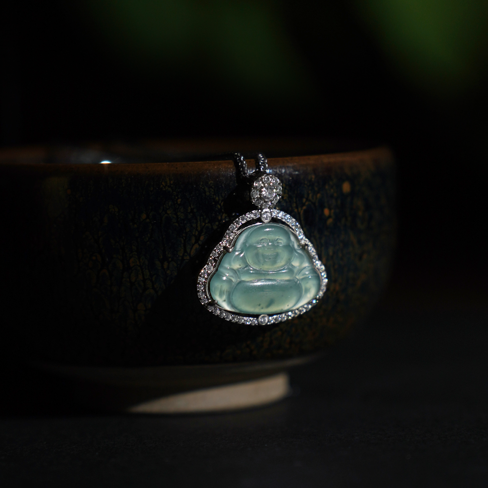 Jade Buddha Pendant