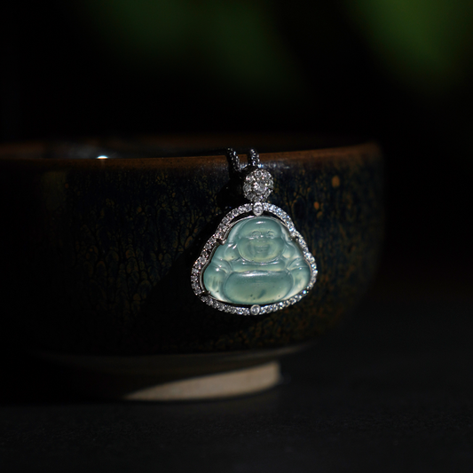 Jade Buddha Pendant