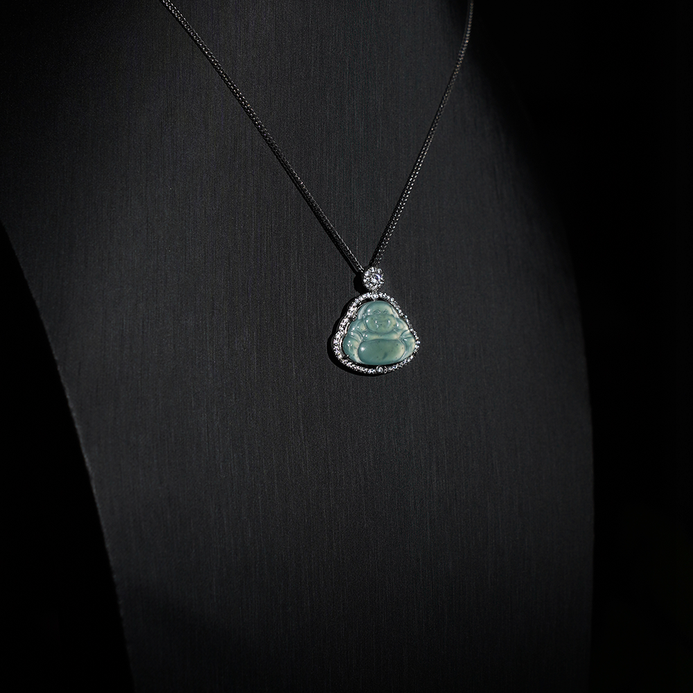 Jade Buddha Pendant