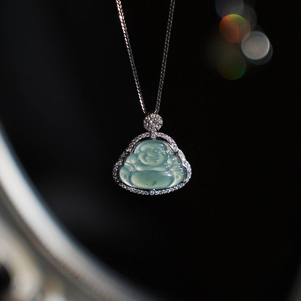 Jade Buddha Pendant